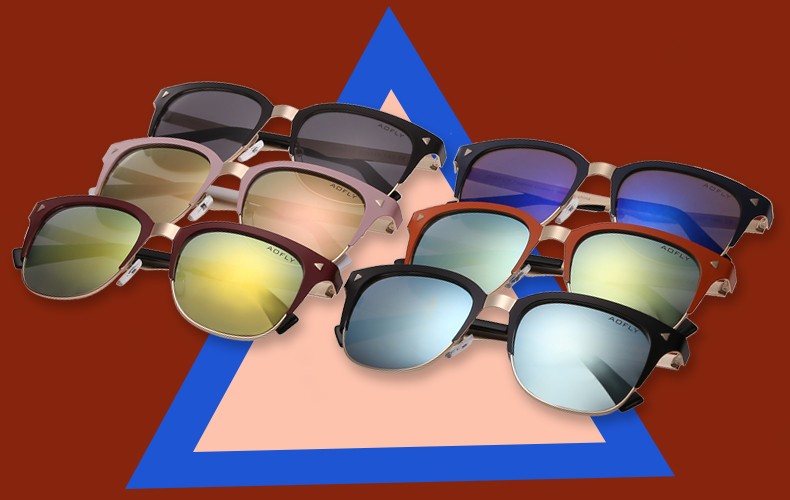 AOFLY-Summer-Style-Women-Sunglasses-Half-Frame-Sunglasses-Vintage-Brand-Design-Fashion-Lady-Shades-M-32679422170