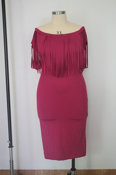 Aleumdr-Plus-Size-Women-Clothing-2017-Sexy-Off-The-Shoulder-Fringe-Tassel-Top-Summer-Midi-Dresses-LC-32655980686