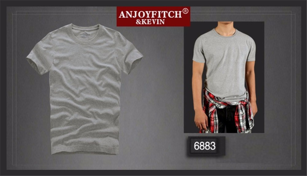 Anjoyfitchampkevin-af-t-shirt-100-cotton-solid-O-Neck-short-sleeve-32693743519