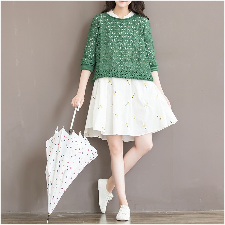 Autumn-Dress-White-Color-Embroidery-Flower-Plus-Size-Women-Dress-V-Neck-Cotton-Lolita-Dress-vestido--32646978913