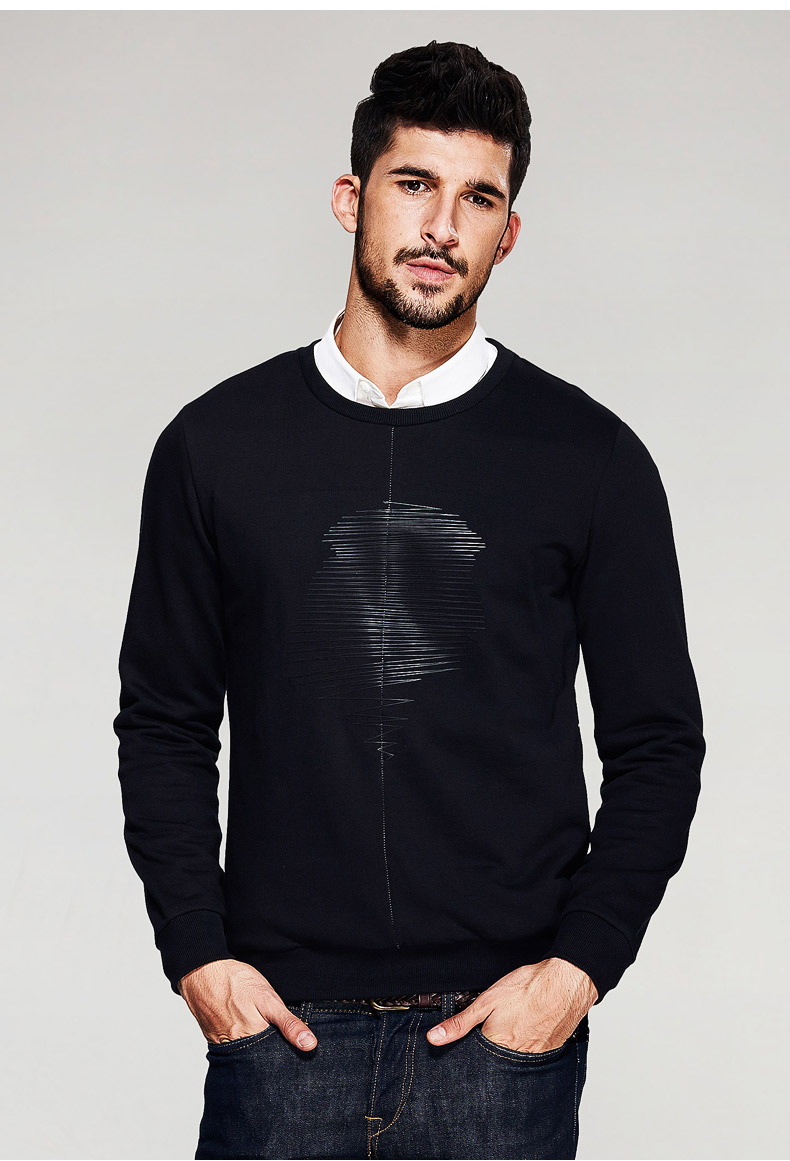 Autumn-Mens-Fashion-Sweatshirts-Line-PU-Patchwork-Black-Pullover-Man39s-Brands-Clothing-Male-Slim-Fi-32740832538