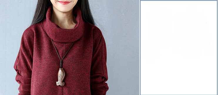 Autumn-Winter-Women-Long-Fashion-Dress-Turtleneck-Cashmere-Full-Sleeve-Female-Vestidos-Khaki-Wine-Re-32763314064