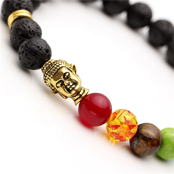 Ayliss-8mm-White-Stone-Black-Lava-Beads-7-Chakra-Healing-Balance-Buddha-bouddha-Bracelet-Yoga-Reiki--32573083590