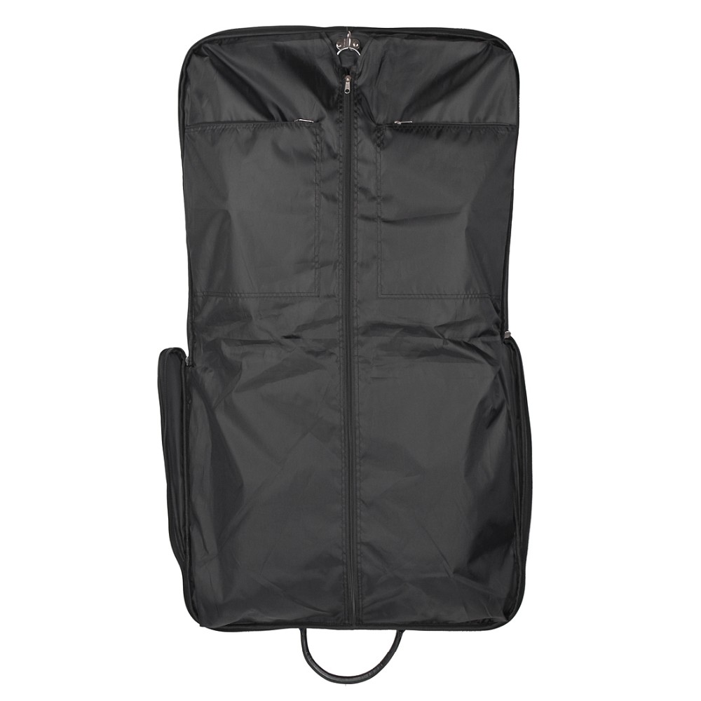 BAGSMART-Waterproof-Black-Zipper-Garment-Bag-With-Hanger-Clamp-Waterproof-Suit-Bag-Durable-Men-Busin-32309533655