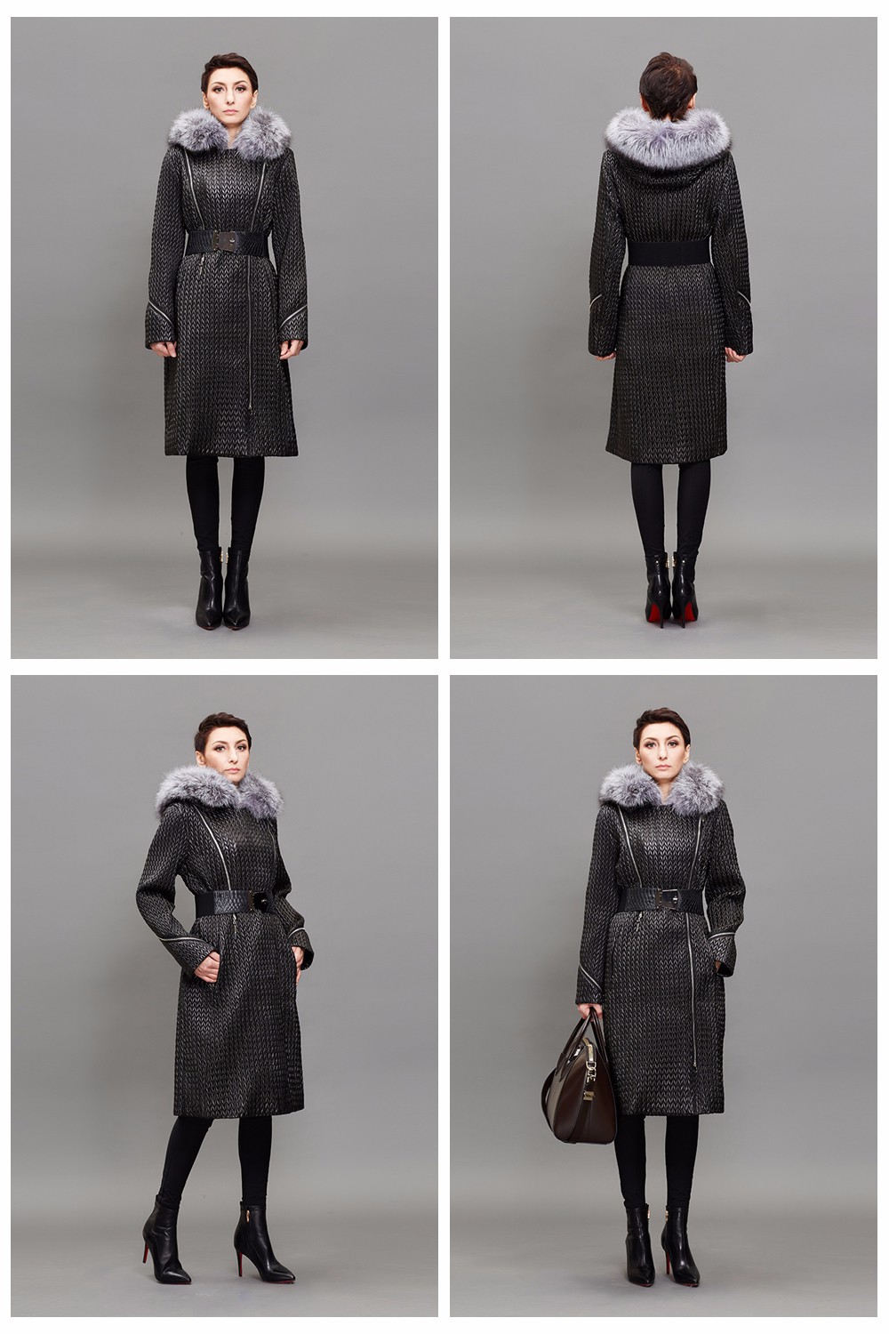 BASIC--EDITIONS-Womens-Winter-Long-Slim-Parka-3M-Thinsulate-Warm-Parka-Clothing-Large-Fur-Collar-Jac-32546182072