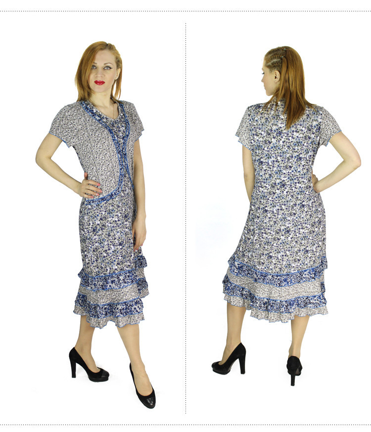 BFDADI--2016-Hot-Casual-Floral-Print-Summer-Dress-Fake-Two-Pieces-small-flounced-hem-Women-Dresses-B-32323877220