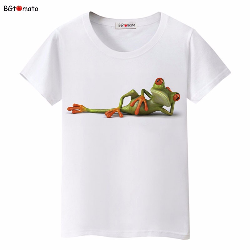 BGtomato-New-Naughty-Frog-3D-T-shirt-women-originality-lovely-cartoon-3D-shirts-Hot-sale-Brand-good--32404708469