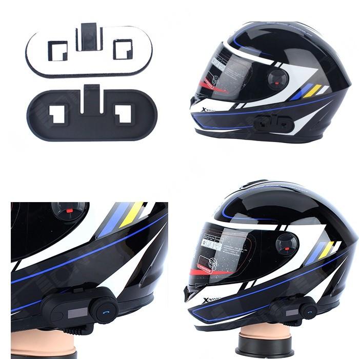 BT-Bluetooth-Intercom-Interphone-Headset-with-FM-for-Intergral--Full-face--Half-face---Flip-up-Motoc-32526440530