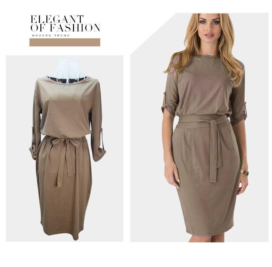 Bandage-Women-Dress-Brand-New-Plus-Size-Party-Club-Dresses-Round-Neck--Knee-Length-Office-Vintage-Dr-32418682554
