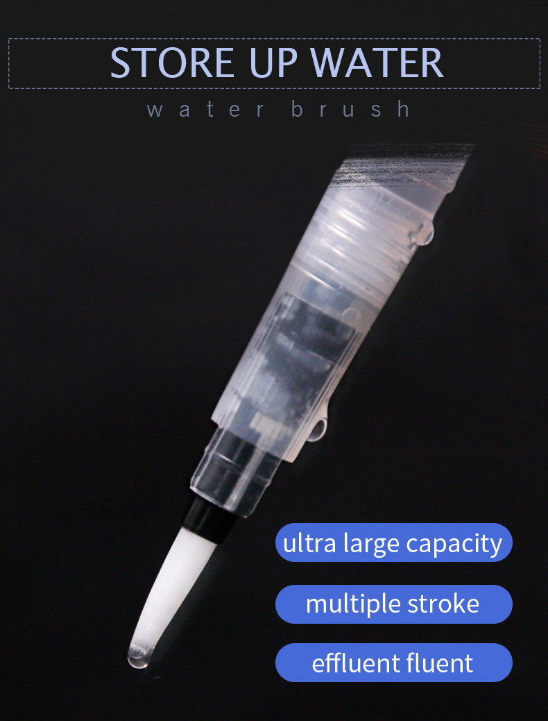 Bgln-6Pcsset-Large-Capacity-Water-Brush-Soft-Watercolor-Art-Paint-Brush-Nylon-Hair-Painting-Brush-Fo-32676397446