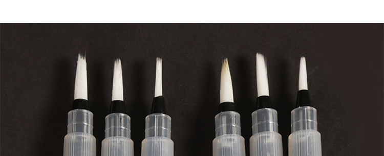 Bgln-6Pcsset-Large-Capacity-Water-Brush-Soft-Watercolor-Art-Paint-Brush-Nylon-Hair-Painting-Brush-Fo-32676397446