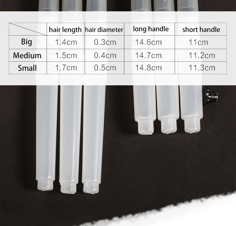 Bgln-6Pcsset-Large-Capacity-Water-Brush-Soft-Watercolor-Art-Paint-Brush-Nylon-Hair-Painting-Brush-Fo-32676397446