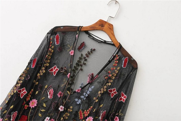 Bohemian-Black-color-Colored-Flower-Embroidery-Mesh-Dress-2017-New-Woman-Fringed-V-neck-Side-Slit-Lo-32779154307