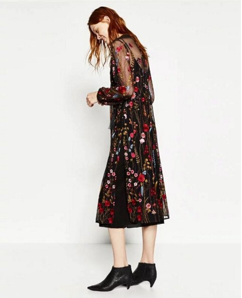 Bohemian-Black-color-Colored-Flower-Embroidery-Mesh-Dress-2017-New-Woman-Fringed-V-neck-Side-Slit-Lo-32779154307