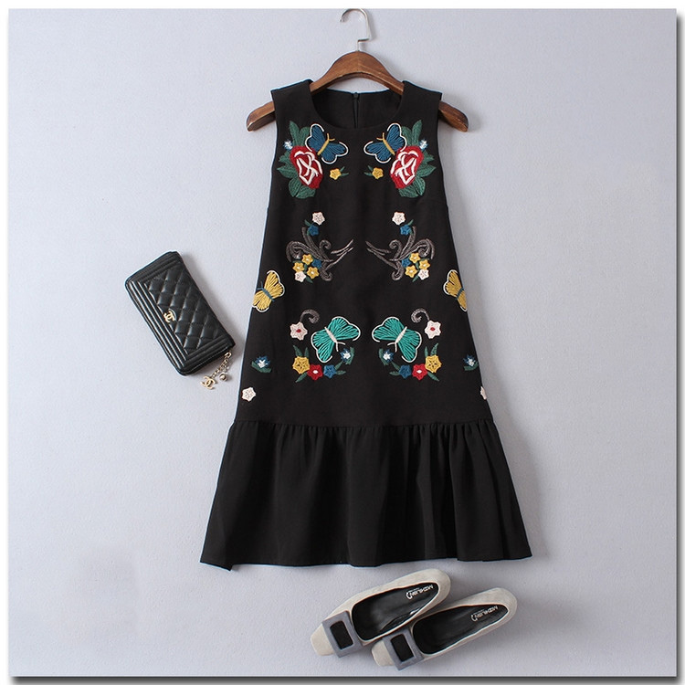 Butterfly-and-Flowers-Embroidery-Ruffles-Women--Mini-Dress-2017-Spring-Elegant-O-Neck-Sleeveless-Fem-32795652830