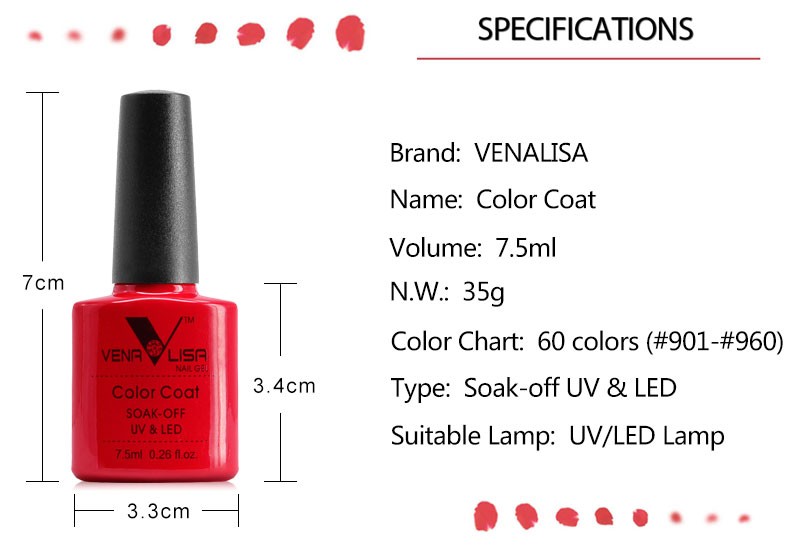 CANNI-Factory-Supply-Venalisa-60-Colors-Nail-DIY-Soak-off-Gel-uv-led-75ml-nail-art-Enamel-gel-nails--32674557548