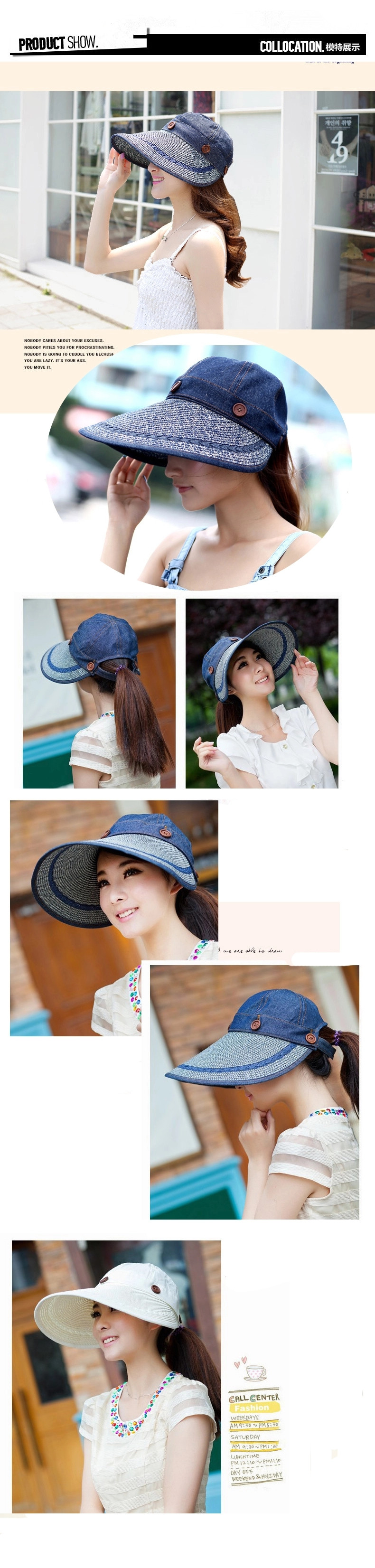 COKK-New-Retail-Fashion-Women-Wide-Large-Brim-Floppy-Summer-Beach-A-Sun-Hat-Straw-Hat-Button-Cap-Sum-1810541246