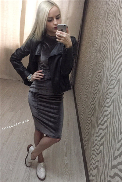 COLROVIE-Velvet-Sheath-Dress-Office-Ladies-Round-Neck-Slim-Pencil-Dress-Work-Wear-Knee-Length-Dress-32738422301