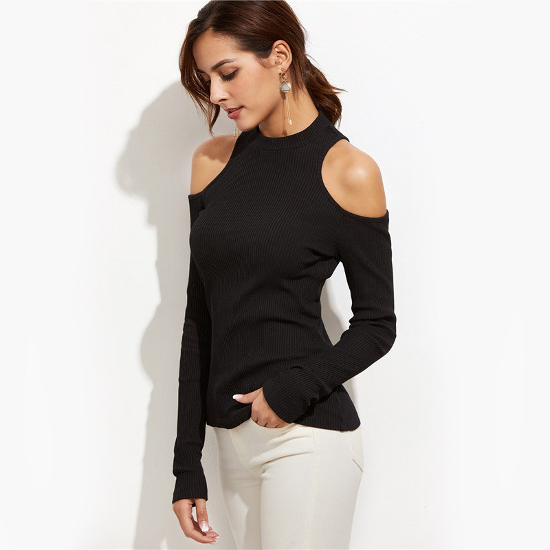 COLROVIE-Women-Shirts-New-Fashion-Women-T-Shirt-Long-Sleeves-T-Shirts-Fashion-Brand-Black-Cold-Shoul-32758670488