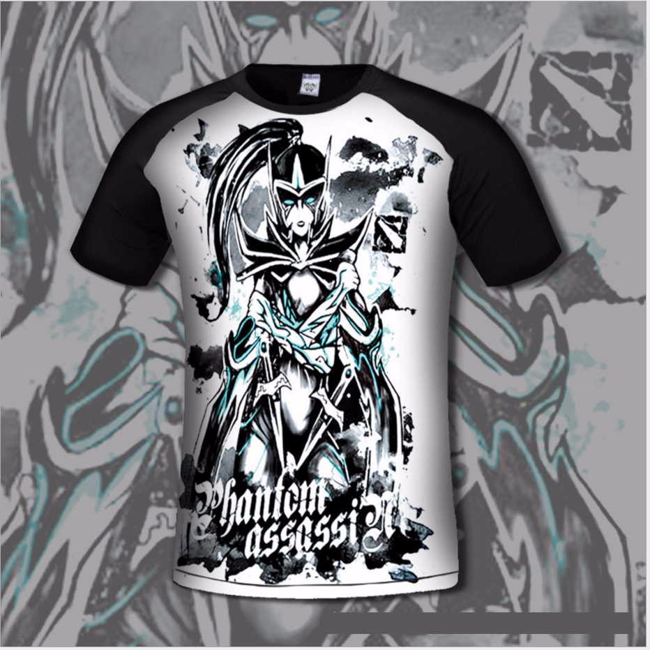 Chinoiserie-Dota-2-Men39s-T-shirt-Comfortable-lycra-Cotton-Anime-T-shirts-Casual-gamer-Clothing-flex-32759473444
