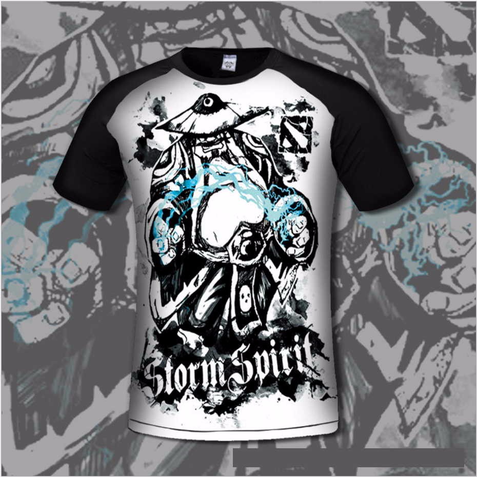 Chinoiserie-Dota-2-Men39s-T-shirt-Comfortable-lycra-Cotton-Anime-T-shirts-Casual-gamer-Clothing-flex-32759473444
