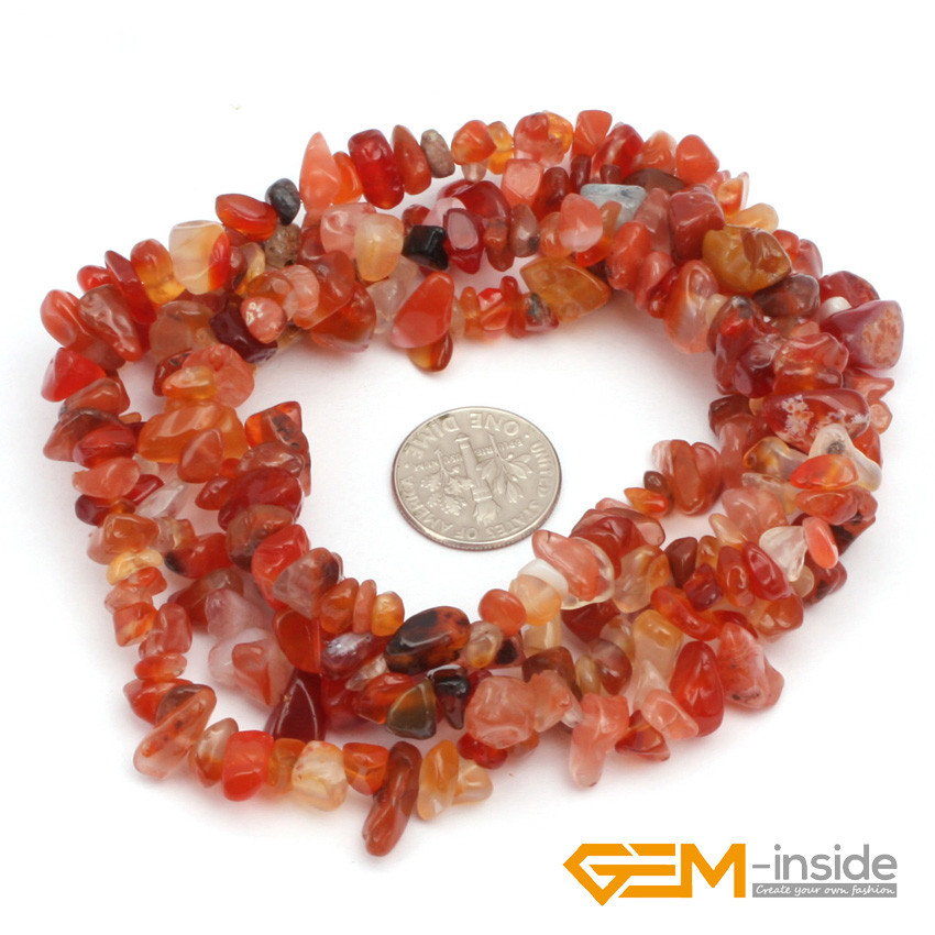 Chips-shape-natural-stone-beads-Red-Carnelian-Red-Coral--Lemon-Stone-Indian-Carnelian-Amazonite-Stra-32251522425