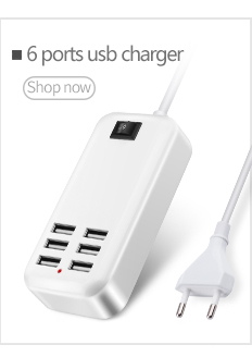 CinkeyPro-USB-Charger-For-iPhone-5-6-iPad-Samsung-LED-Light-2-Ports-5V-2A-Wall-Adapter-EU-Plug-Mobil-32498385946