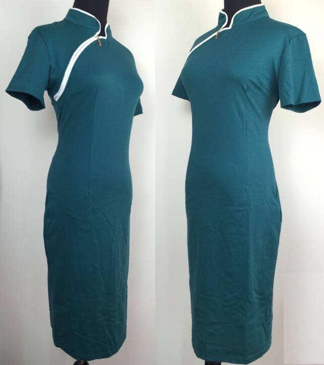 Classic-High-grade-Women-Vintage-Design-Elegant-Front-Zipper-Solid-color-Office-work-Party-wiggles-B-32691338475