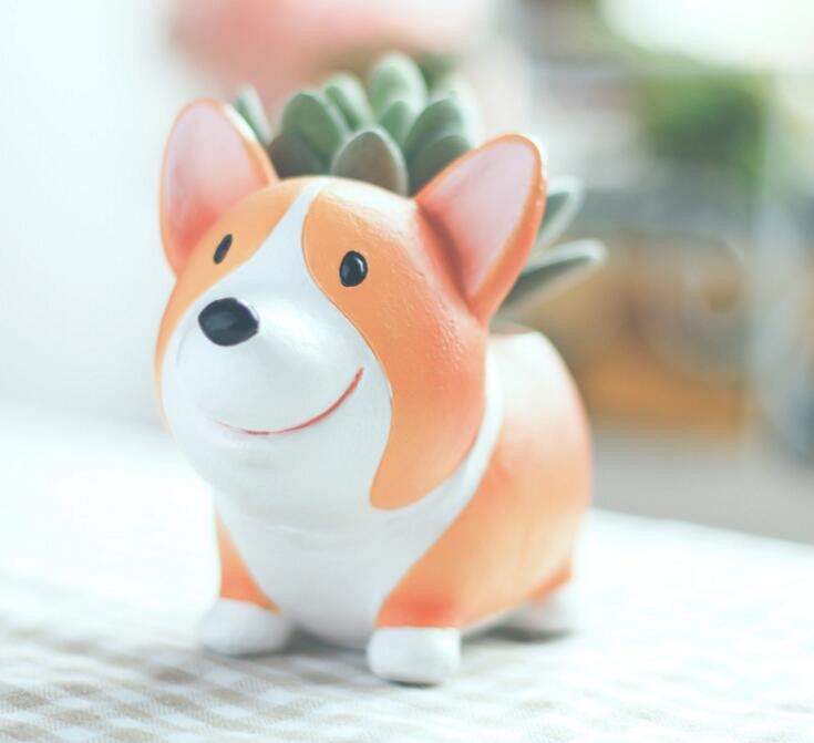 Creative-Resin-Flowerpot-Kawaii-Corgi-Garden-Pots-Planters-Jardin-Bonsai-Desk-Succulent-Flower-Pot-C-32658601762
