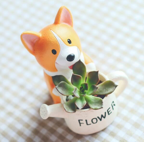 Creative-Resin-Flowerpot-Kawaii-Corgi-Garden-Pots-Planters-Jardin-Bonsai-Desk-Succulent-Flower-Pot-C-32658601762