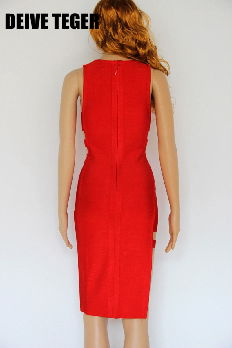 DEIVE-TEGER-club-dresses-sexy-woman-cut-out--New-Arrival-v-neck-noble-Bandage-Vestidos-Women-Knee-Le-32725731303