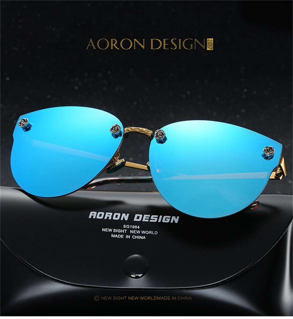 DOW-AMOUR-2017-Polarized-Fashion-Cat--Eye-Sunglasses-Men-Women-Eyewear-medusa-UV400-Alloy-Lady-oculo-32799824385