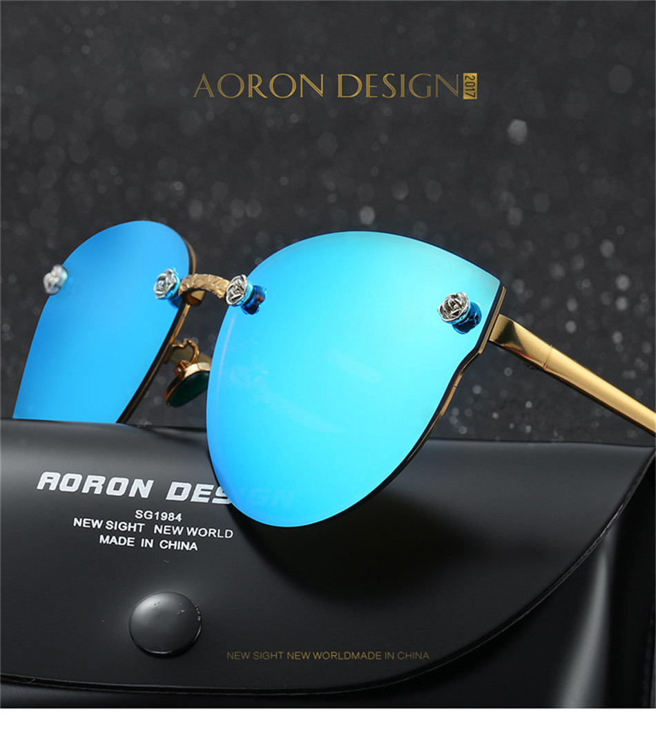 DOW-AMOUR-2017-Polarized-Fashion-Cat--Eye-Sunglasses-Men-Women-Eyewear-medusa-UV400-Alloy-Lady-oculo-32799824385