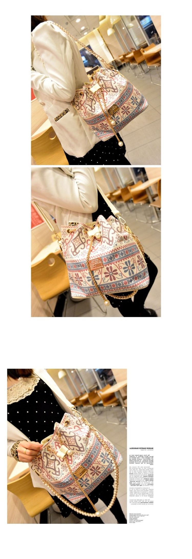 DUSUN-Promotion-Hot-Women-Chains-Fashion-Bucket-Bag-Canvas-Patchwork-Houndstooth-Brand-Messenger-Bag-32279470282