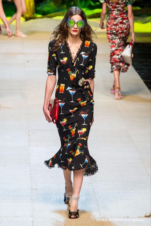 Designer-Runway-Dress-High-Quality-2017-Women-Short-Sleeve-Lace-V-Neck-Back-Crystal-Button-Beading---32788815597