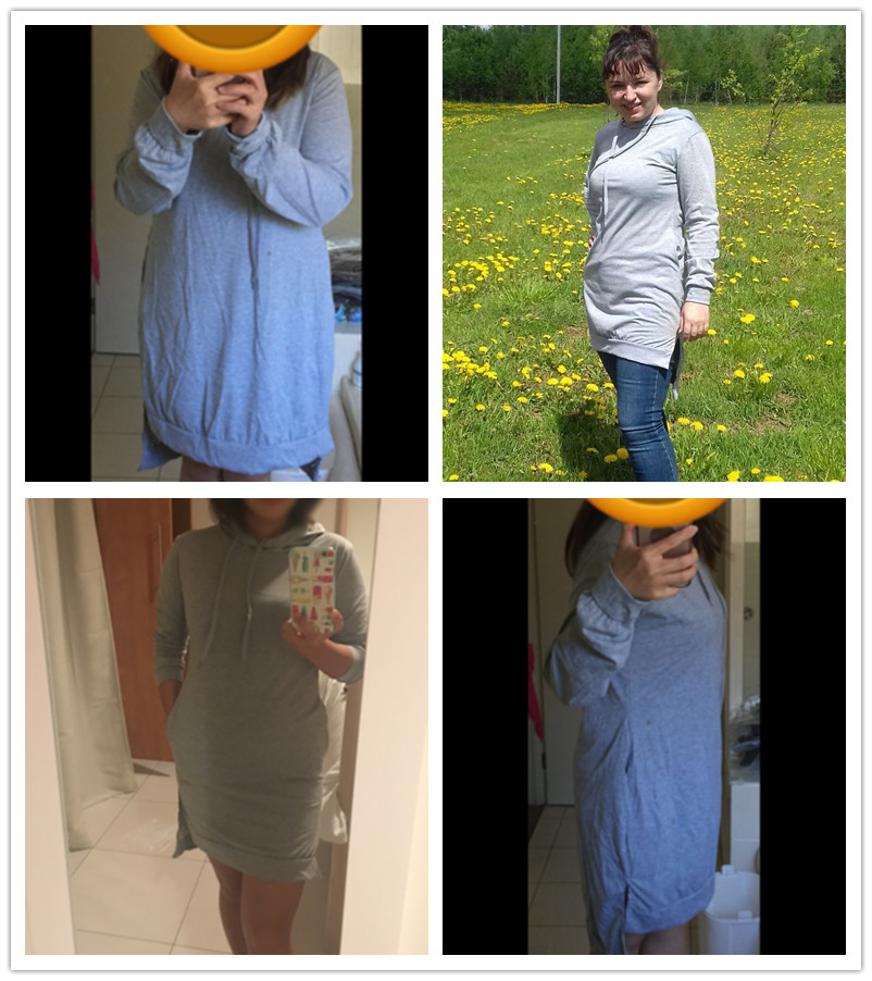 Dotfashion-European-Style-Women-Dress-Women-Clothes-Grey-Hooded-Slit-Side-High-Low-Straight-Mini-Swe-32779335535