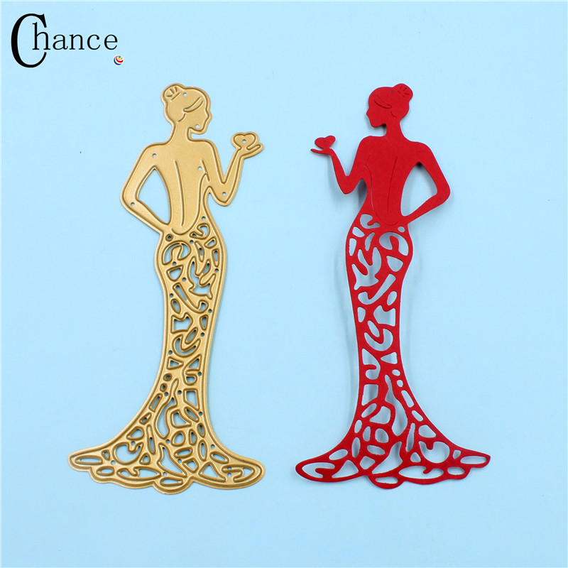 Dress-woman-Scrapbook-DIY-album-Card-Paper-Card-Maker-Metal-Die-Cut-Stencil-Decoration-dies-Craft-Cu-32802096480