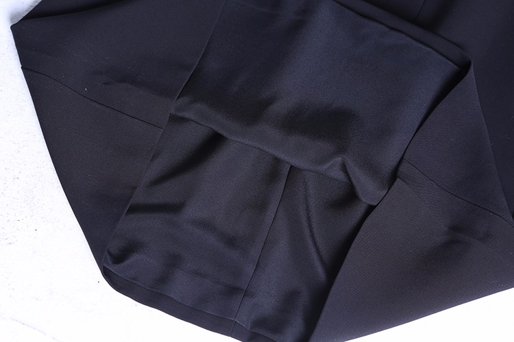 Elegant-Dress-2016-Summer-New-Fashion-Good-Ruffled-Collar-Butterfly-Sleeve-Knee-Length-Black--White--32692772109