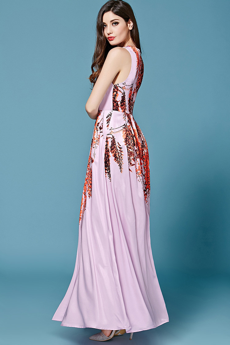 Elegant-Dress-2016-Summer-Women39s-High-Quality-New-Fashion-Daily-Tree-Branches-Print-Floor-Length-P-32525975055