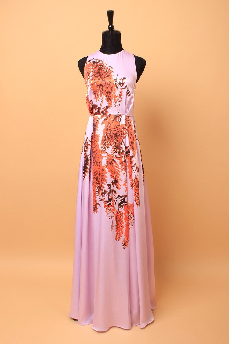 Elegant-Dress-2016-Summer-Women39s-High-Quality-New-Fashion-Daily-Tree-Branches-Print-Floor-Length-P-32525975055