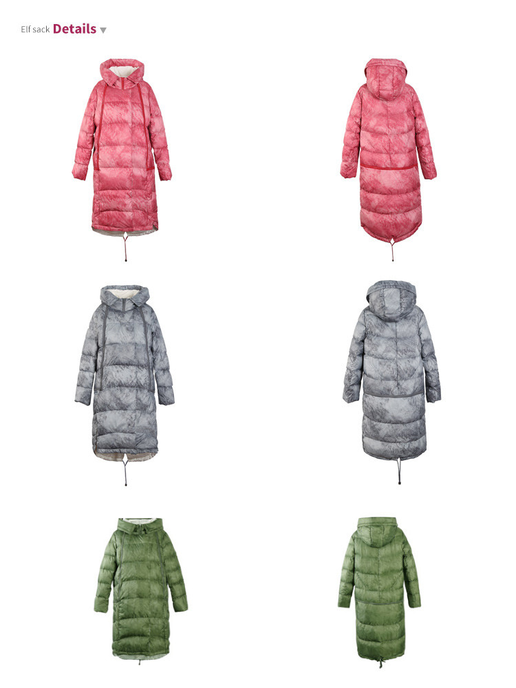 Elf-SACK-w-winter-women39s-loose-vintage-ink-pattern-with-a-hood-down-coat-female-long-design--32771520226