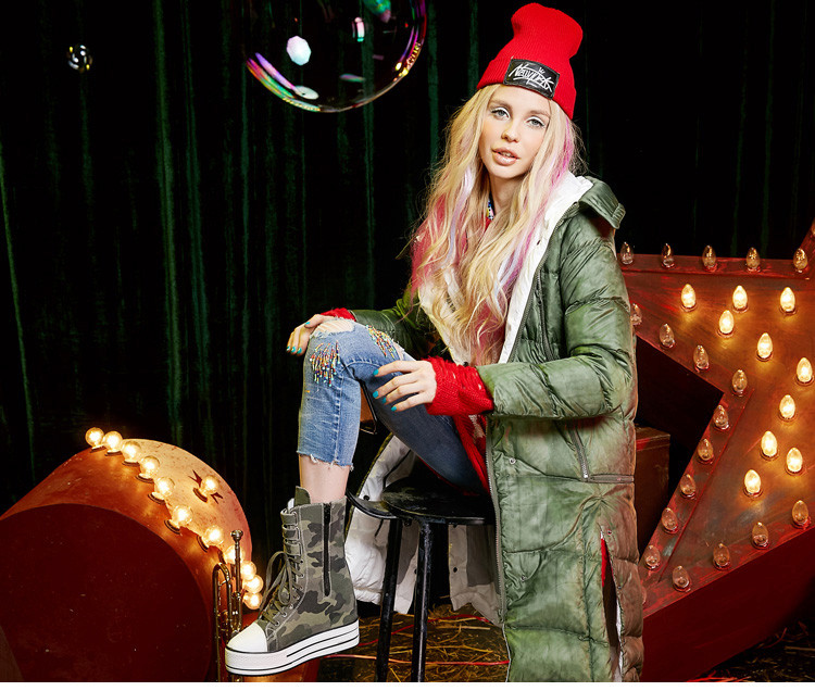 Elf-SACK-w-winter-women39s-loose-vintage-ink-pattern-with-a-hood-down-coat-female-long-design--32771520226