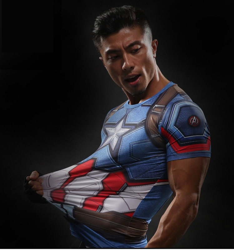 Falcon-T-Shirt-Captain-America-Civil-War-Tee-3D-Printed-T-shirts-Men-Marvel-Avengers-3-Compression-B-32682606008