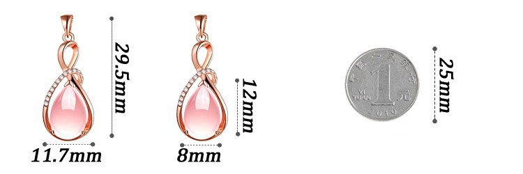 Fashion-Pendants-Necklaces-For-Women-Jewelry-Classic-Rose-Gold-color-Crystal-Rhinestone-Water-Drop-C-32361252959