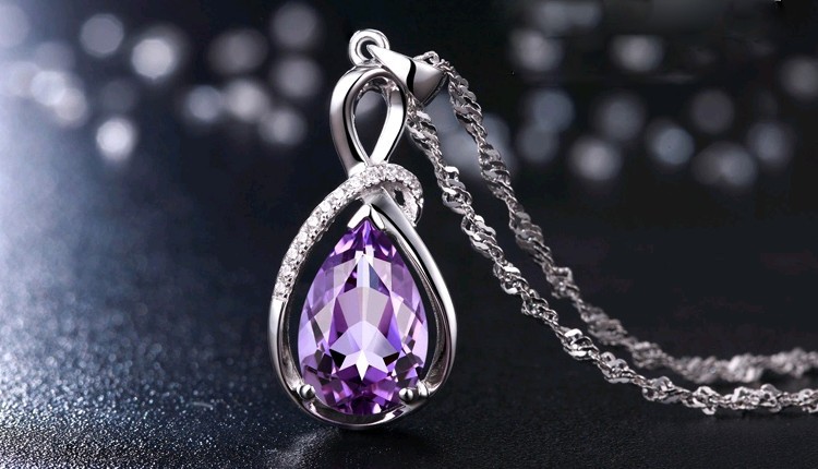Fashion-Pendants-Necklaces-For-Women-Jewelry-Classic-Rose-Gold-color-Crystal-Rhinestone-Water-Drop-C-32361252959