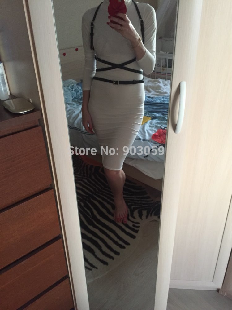 Fashion-Punk-Harajuku-O-Ring-Garters-Faux-Leather-Body-Bondage-Cage-Sculpting-Harness-Waist-Belt-Str-32700557820