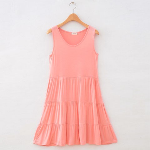 Fashion-Summer-Dress-In-The-Long-Paragraph-Loose-Casual-Pure-Color-Modal-Summer-Dress-Thin-Paragraph-32780012145