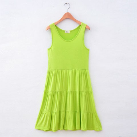 Fashion-Summer-Dress-In-The-Long-Paragraph-Loose-Casual-Pure-Color-Modal-Summer-Dress-Thin-Paragraph-32780012145