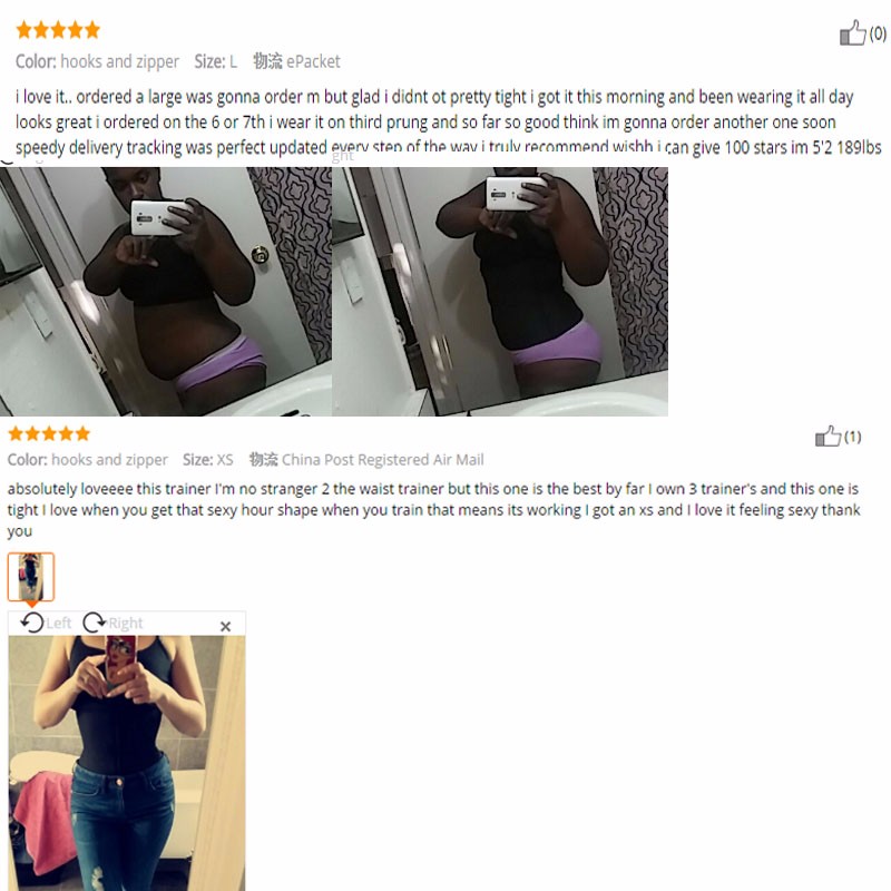 FeelinGirl-Hook-Zipper-Rubber-Latex-Waist-Trainer-Sexy-Corsets-and-Bustiers-Waist-Cincher-Corset-Top-32426957485