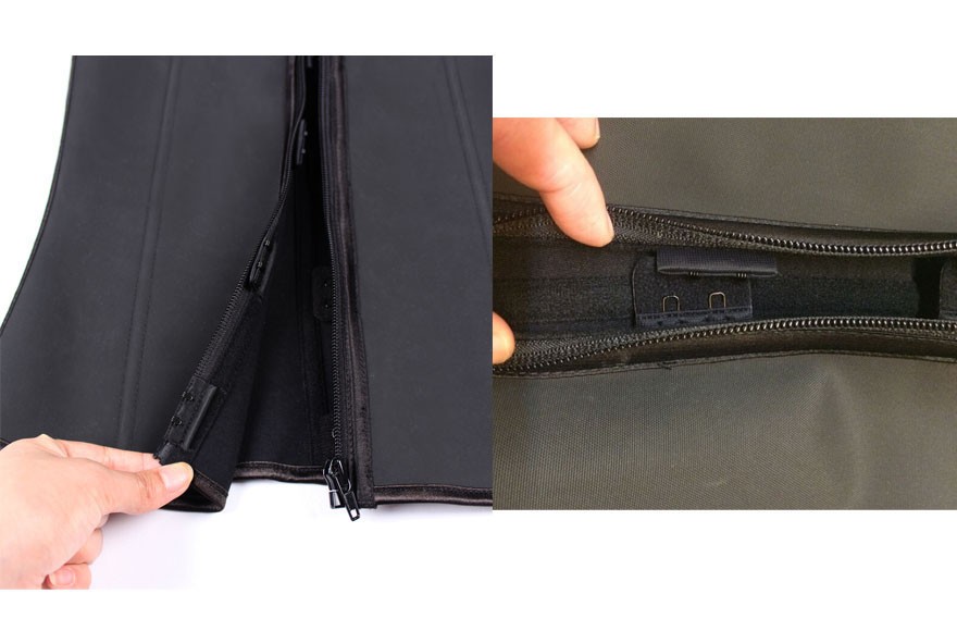 FeelinGirl-Hook-Zipper-Rubber-Latex-Waist-Trainer-Sexy-Corsets-and-Bustiers-Waist-Cincher-Corset-Top-32426957485